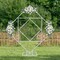 6.6ft Backdrop Stand Wedding Metal Circle Balloon Arch Frame Square Decor Rack